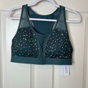 XL Zyia Pine Leopard Bomber Bra 2RC